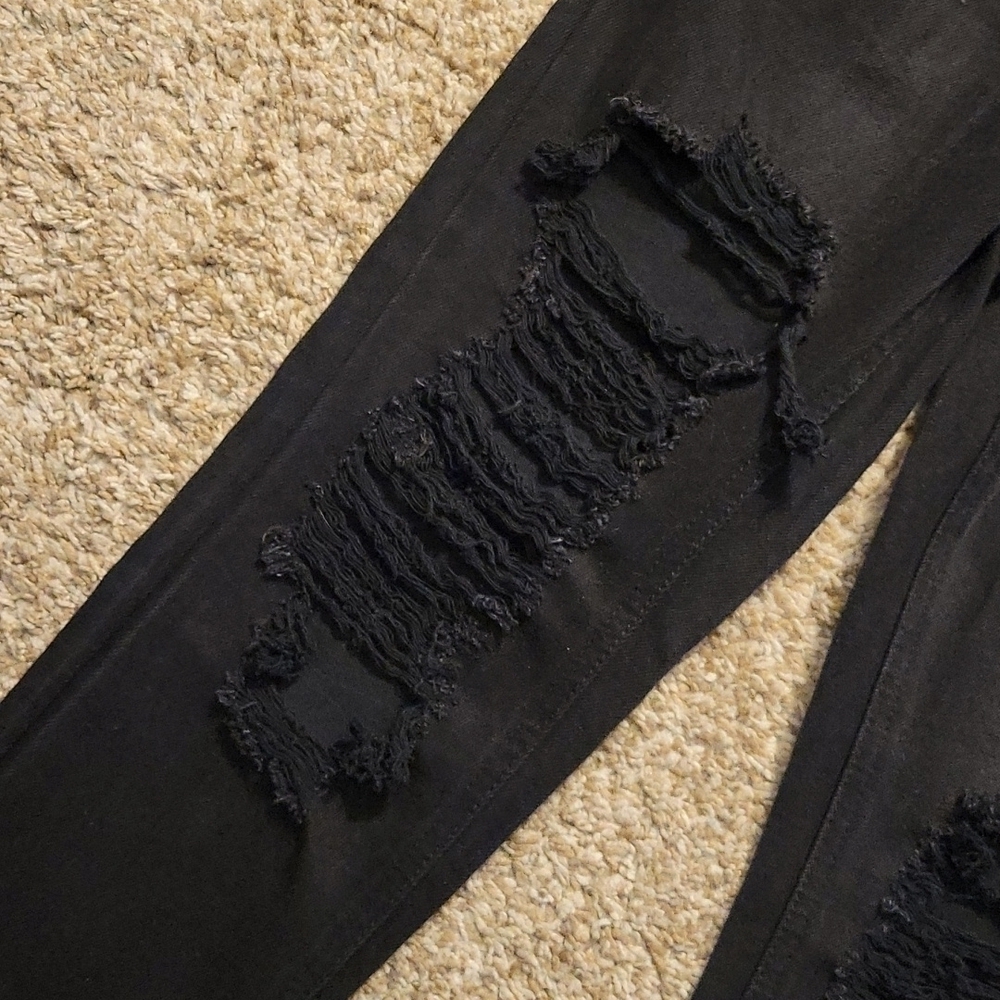 AFRM Cyrus High Rise Crop Jean Black NWT - Picture 8 of 9